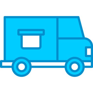 Web kullanımı için Basit Vektör Simgesi Taşıma Aracı