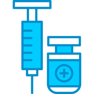 Web kullanımı için Aşı Basit Vektör Simgesi