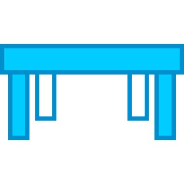 Web Kullanımı için Tablo Basit Vektör Simgesi