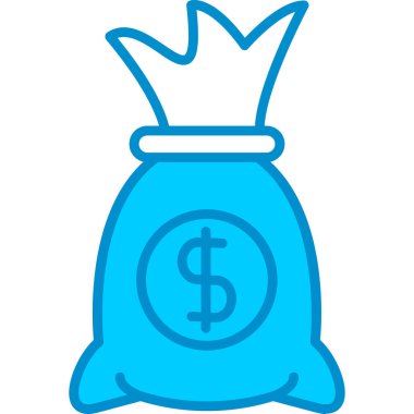 Web kullanımı için Para Çantası Basit Vektör Simgesi