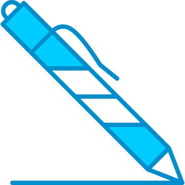 Web kullanımı için Basit Kalem Vektörü Simgesi