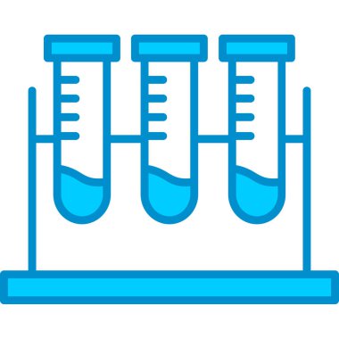 Web kullanımı için Test Tüpü Basit Vektör Simgesi