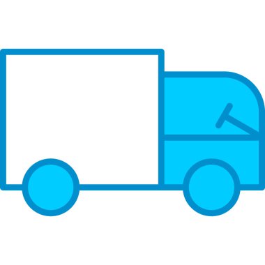 Web kullanımı için Fırın Kamyonu Basit Vektör Simgesi