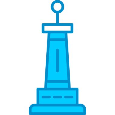 Web kullanımı için Anıt Basit Vektör Simgesi