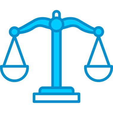 Web kullanımı için Adalet Ölçeklemesi Basit Vektör Simgesi