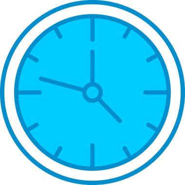 Web kullanımı için Duvar Saati Basit Vektör Simgesi