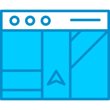 Web Kullanımı için Basit Vektör Simgesini Haritala