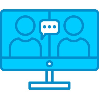 Web kullanımı için Çevrimiçi Sınıf Basit Vektör Simgesi