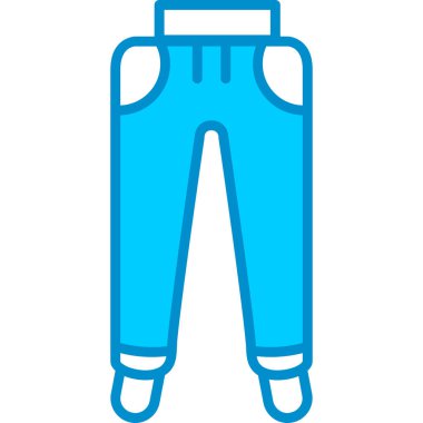 Web Kullanımı için Eşofman Basit Vektör Simgesi