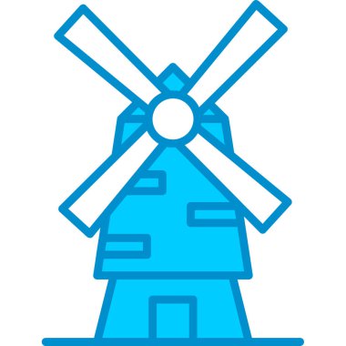 Web kullanımı için Windmill Basit Vektör Simgesi