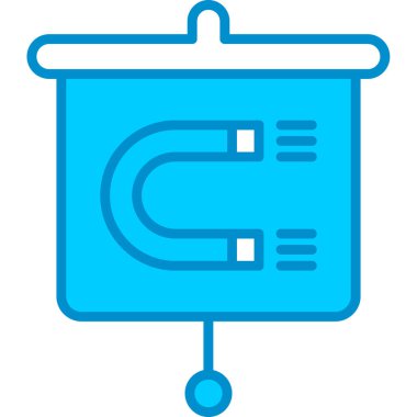 Web kullanımı için Mıknatıs Sunumu Basit Vektör Simgesi
