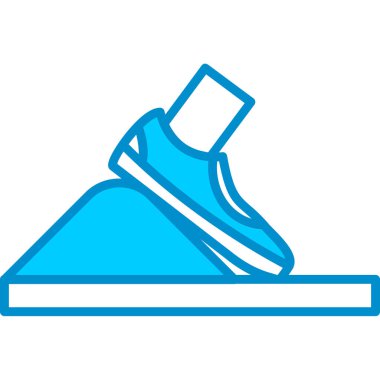 Web kullanımı için Blok Basit Vektör Simgesi Başlatılıyor