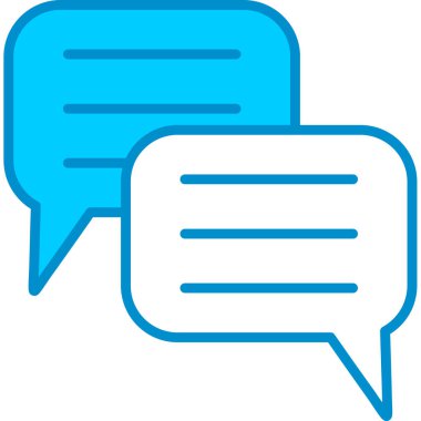 Web kullanımı için Kabarcık Sohbeti Basit Vektör Simgesi