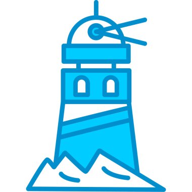 Web kullanımı için Deniz feneri Basit Vektör Simgesi