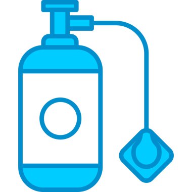 Web kullanımı için Oksijen Tankı Basit Vektör Simgesi