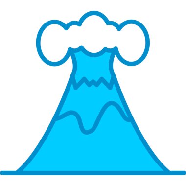 Web kullanımı için Volkan Basit Vektör Simgesi