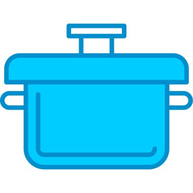 Web kullanımı için Basit Ot Vektör Simgesi Pişiriliyor