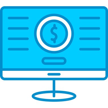 Web kullanımı için Çevrimiçi Bağış Basit Vektör Simgesi