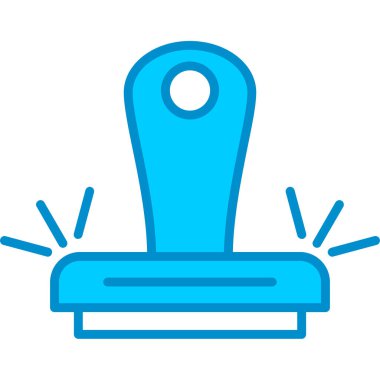 Web kullanımı için Basit Vektör Simgesini Damgalayın