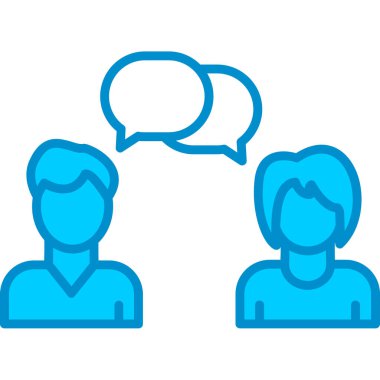 Web kullanımı için Konuşma Basit Vektör Simgesi