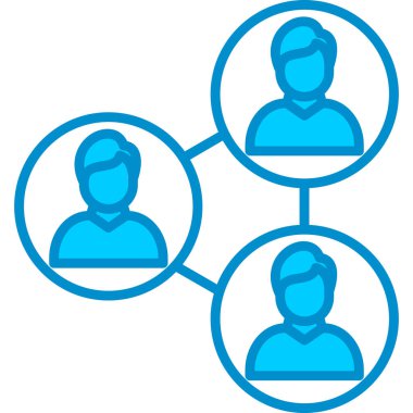 Web kullanımı için Basit Vektör Simgesi Organizasyonu