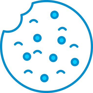 Web Kullanımı için Çerez Basit Vektör Simgesi