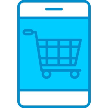 Web kullanımı için Mobil Uygulama Basit Vektör Simgesi