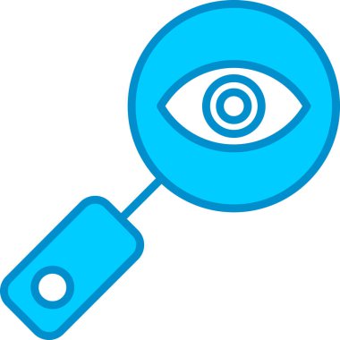 Web kullanımı için Göz Testi Basit Vektör Simgesi