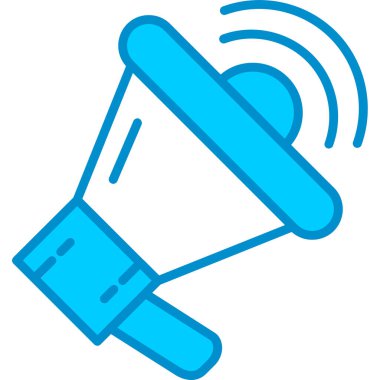 Web kullanımı için Megafon Basit Vektör Simgesi