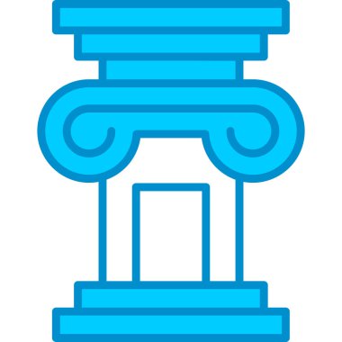 Web Kullanımı için Sütun Basit Vektör Simgesi