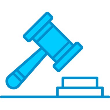 Web kullanımı için Açık Artırma Basit Vektör Simgesi