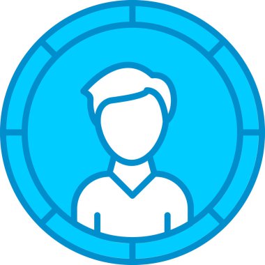 Web kullanımı için Kullanıcı Basit Vektör Simgesi