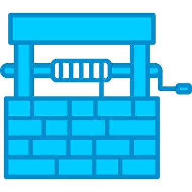 Web kullanımı için Su Kuyusu Basit Vektör Simgesi