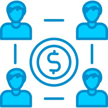 Web kullanımı için Para Basit Vektör Simgesi