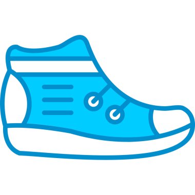 Web kullanımı için Sneakers Basit Vektör Simgesi