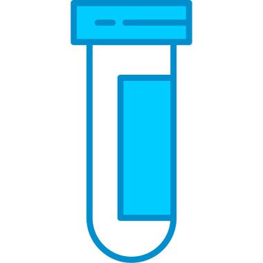 Web kullanımı için Test Tüpü Basit Vektör Simgesi