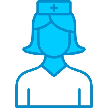 Web Kullanımı için Hemşire Basit Vektör Simgesi