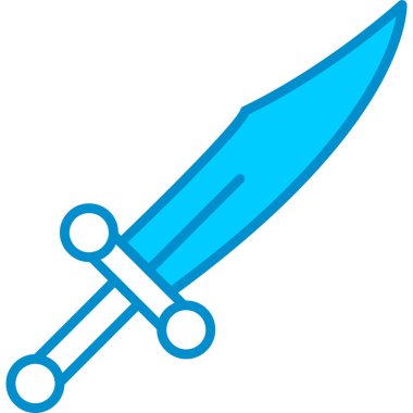 Web kullanımı için basit vektör simgesi hançeri