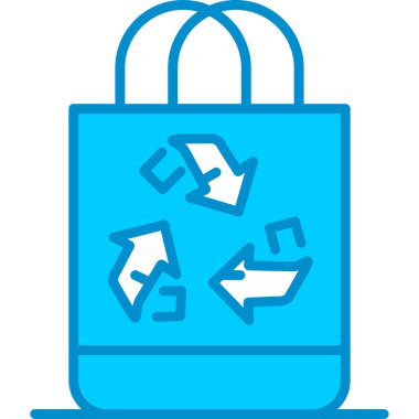 Web kullanımı için Eko Torbası Basit Vektör Simgesi