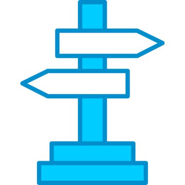 Web kullanımı için Trafik İşareti Basit Vektör Simgesi