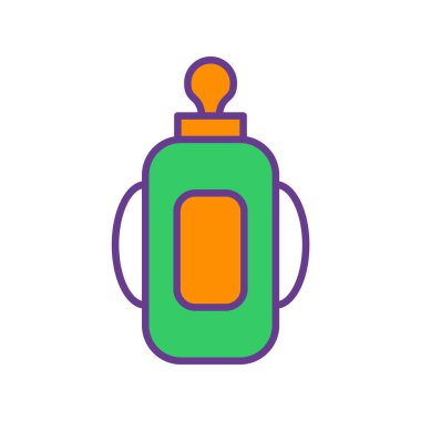 şişe simgesi vektör illüstrasyonu