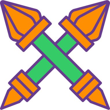 Kalem. Web simgesi basit illüstrasyon