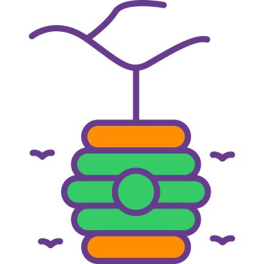 Şeker Çubuğu. Web simgesi basit illüstrasyon