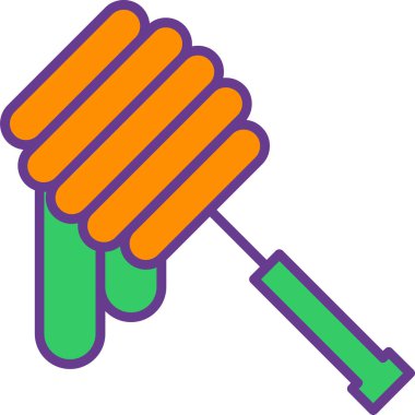 fırça. Web simgesi basit illüstrasyon