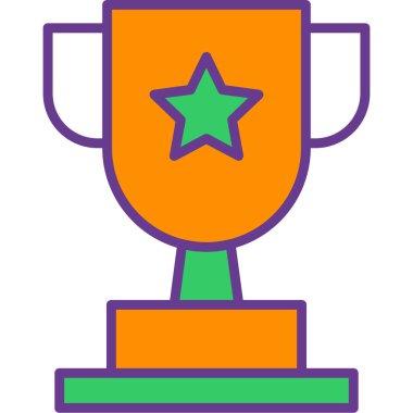 Ödül şampiyonu kupa simgesi