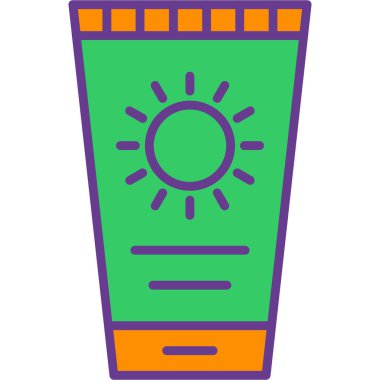 Modern bir simgenin vektör illüstrasyonu