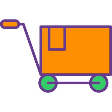 Araba. Web simgesi vektör illüstrasyonu