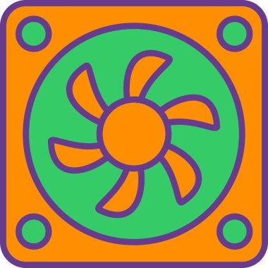 Hayran. Web simgesi basit illüstrasyon