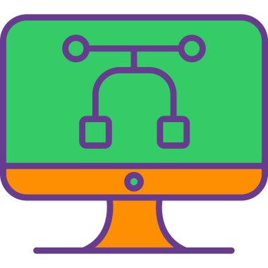 Modern b 'nin vektör illüstrasyonu eksik simgesi