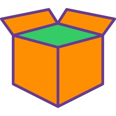 Hediye kutusu simgesi. Web için vektör vektör simgelerinin özet çizimi